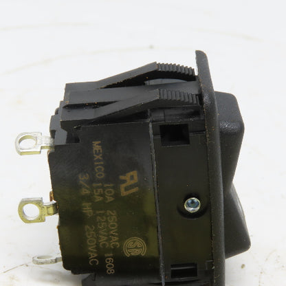 Eaton Rocker Switch 10A 250VAC 15A 125VAC 3/4 HP IN/Off/OUT 3pins