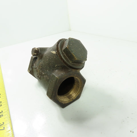 Crane 200 1-1/4 NPT Flow Control Check Valve