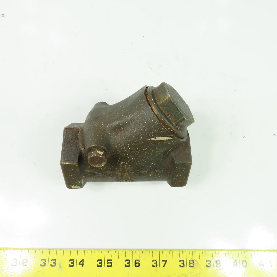 Crane 200 1-1/4 NPT Flow Control Check Valve