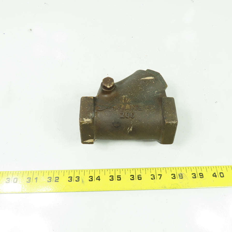 Crane 200 1-1/4 NPT Flow Control Check Valve