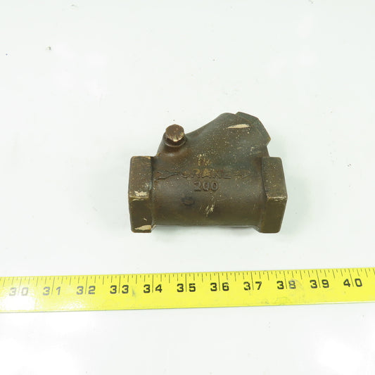 Crane 200 1-1/4 NPT Flow Control Check Valve