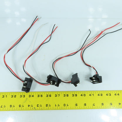Truck Trailer Molded 3 Prong Pigtail Harness Stop Turn Tail Brake Light Lot/4