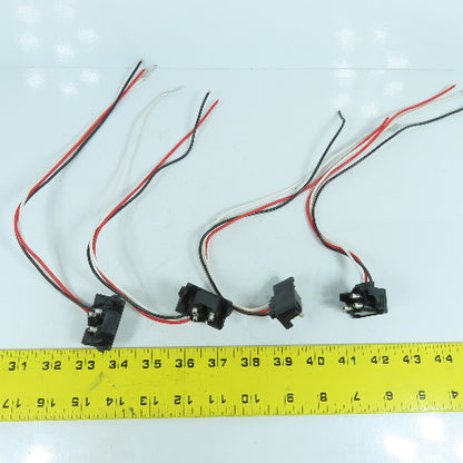 Truck Trailer Molded 3 Prong Pigtail Harness Stop Turn Tail Brake Light Lot/4