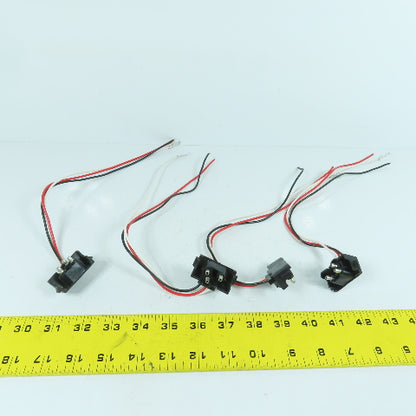 Truck Trailer Molded 3 Prong Pigtail Harness Stop Turn Tail Brake Light Lot/4