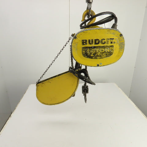 Budgit 309828-33 1/2 Ton Electric Roller Chain Hoist 10' Lift 16FPM 460V 3PH