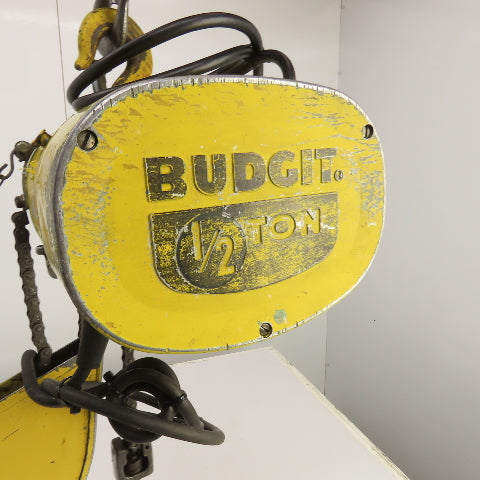 Budgit 309828-33 1/2 Ton Electric Roller Chain Hoist 10' Lift 16FPM 460V 3PH