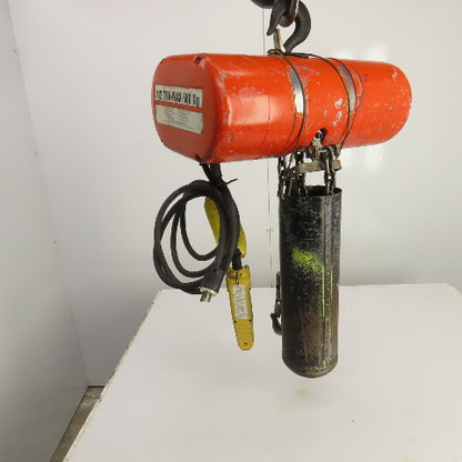 CM Model J 1/2 Ton 1000LB Electric Chain Hoist 15' Lift 32FPM 115V SINGLE PHASE