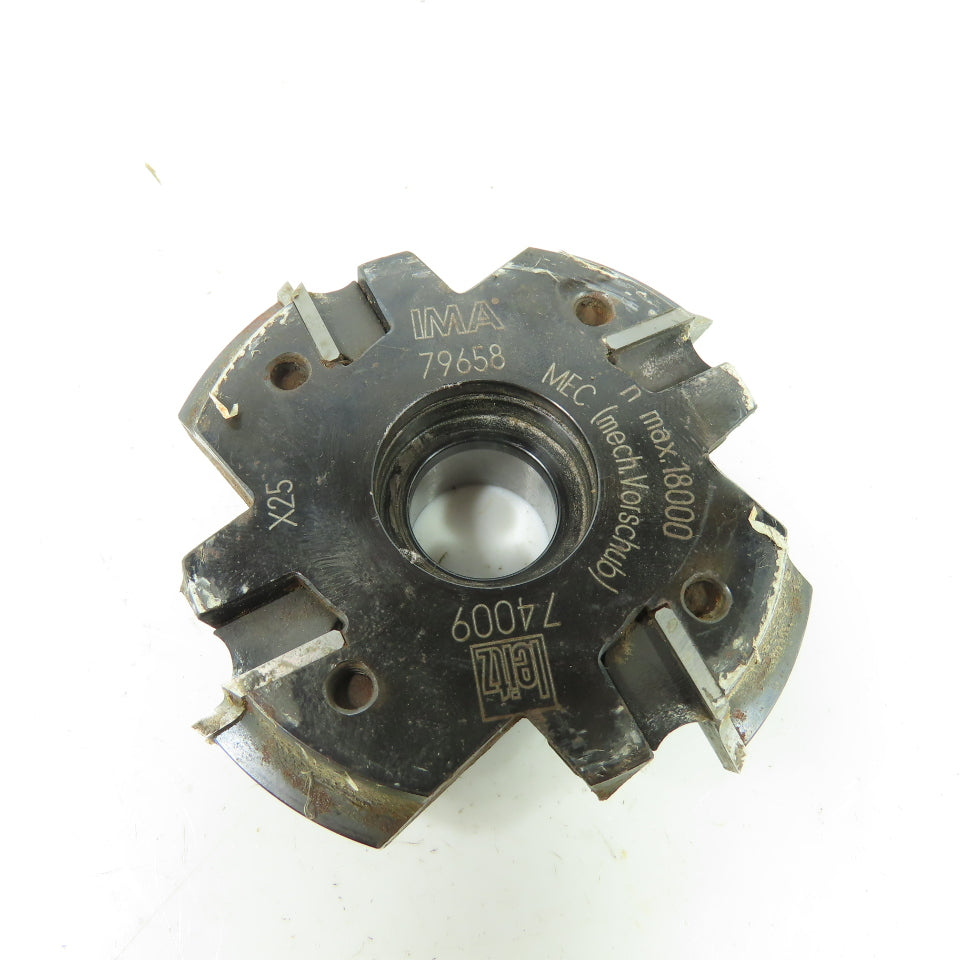 Leitz 74009 79658 IMA NMax 18000 4-Tooth Groove Edge Cutter 18-19mm Tapered Bore