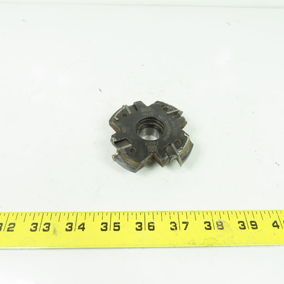 Leitz 74009 79658 IMA NMax 18000 4-Tooth Groove Edge Cutter 18-19mm Tapered Bore