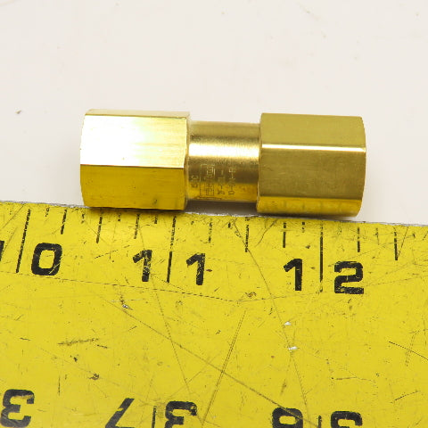 Parker 2F-F2L-10-BN-B Brass 1/8" NPT Inline Brass Filter Valve 10 Micron
