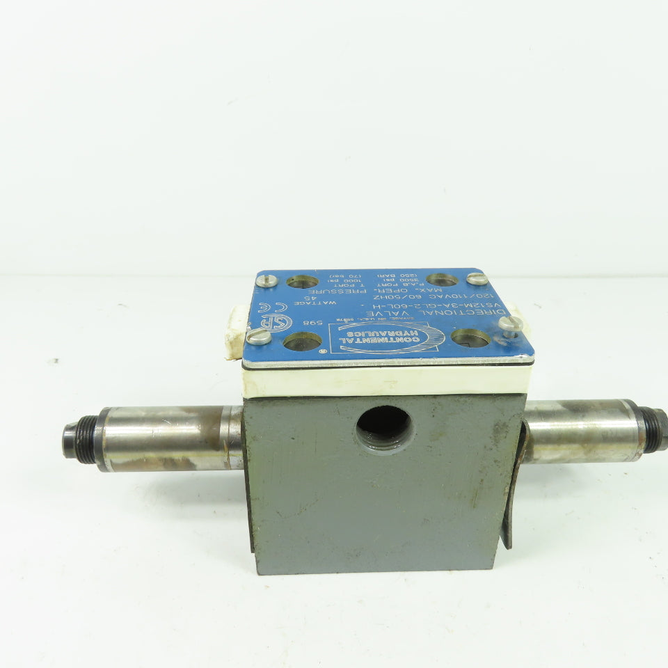 Continental Hydraulics VS12M-3A-GL2-60L-H Hydraulic Directional Valve 3500PSI