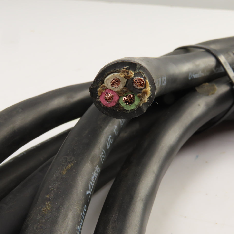 Southwire Viper 4-Conductor 12AWG 600V Portable Flexible Power Cord 22' OAL