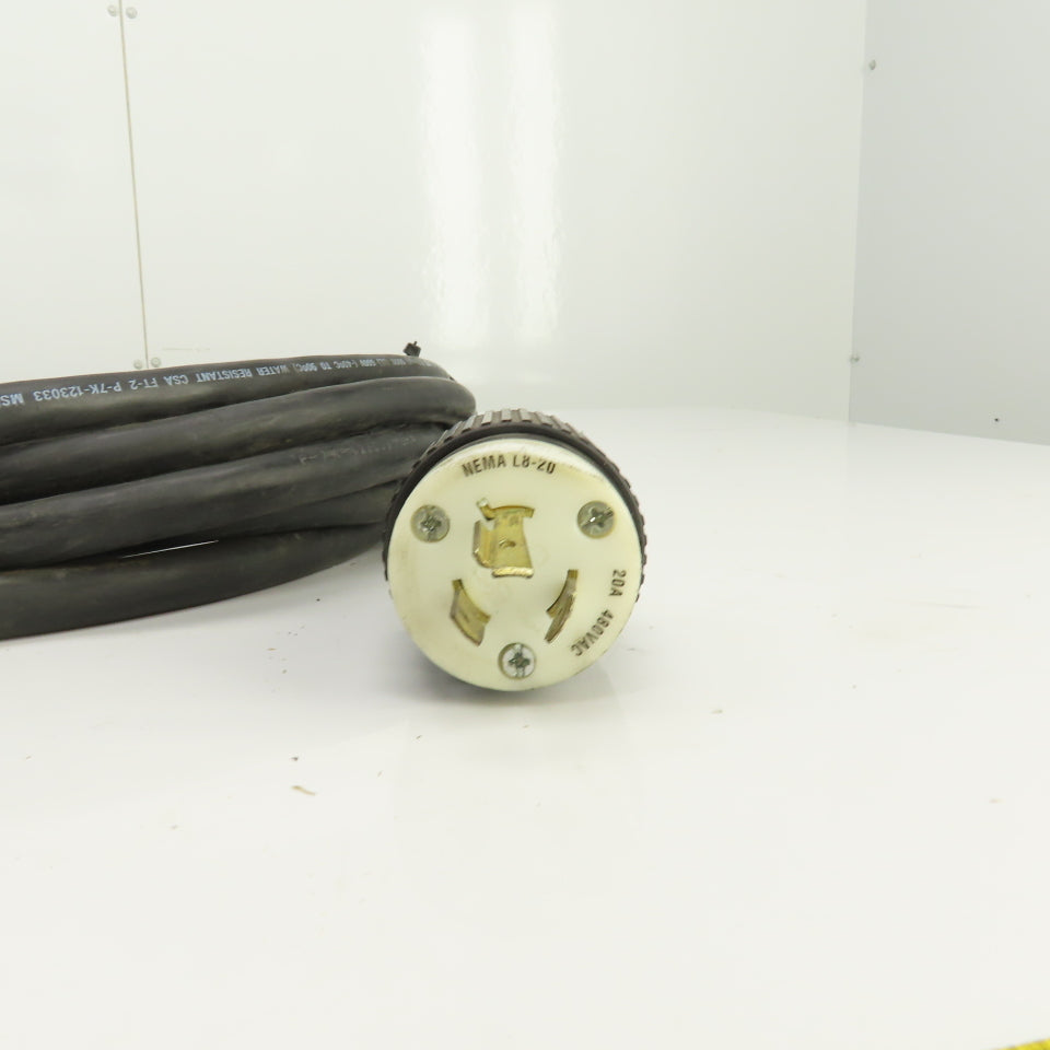 Southwire Viper 4-Conductor 12AWG 600V Portable Flexible Power Cord 22' OAL