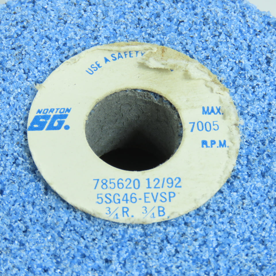 Norton 2146753-1 5SG46-EVSP Aluminum Grinding Wheels 3" x 1-1/2" x 5/8" Lot Of 4
