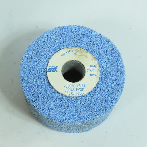 Norton 2146753-1 5SG46-EVSP Aluminum Grinding Wheels 3" x 1-1/2" x 5/8" Lot Of 4