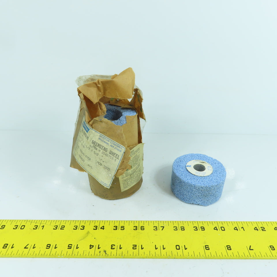 Norton 2146753-1 5SG46-EVSP Aluminum Grinding Wheels 3" x 1-1/2" x 5/8" Lot Of 4