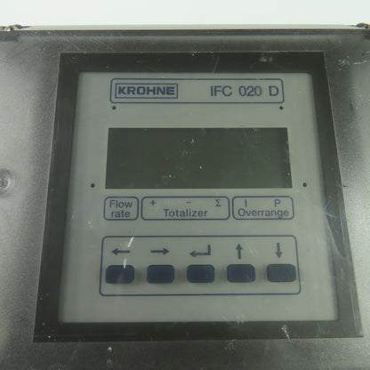 Krohne IFM1020/D/HART/6 Altometer Flow Meter 4-20mA Q: 0-1000 mLit/min 130VAC