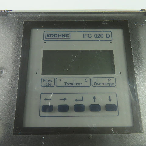 Krohne IFM1020/D/HART/6 Altometer Flow Meter 4-20mA Q: 0-1000 mLit/min 130VAC