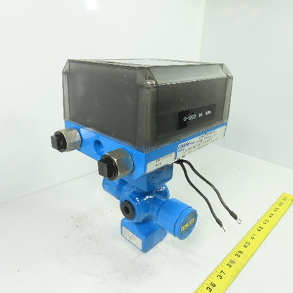 Krohne IFM1020/D/HART/6 Altometer Flow Meter 4-20mA Q: 0-1000 mLit/min 130VAC