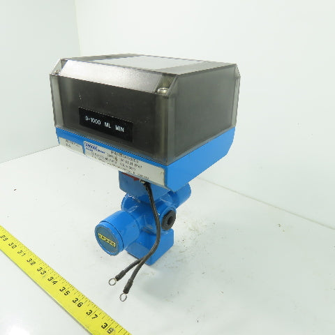 Krohne IFM1020/D/HART/6 Altometer Flow Meter 4-20mA Q: 0-1000 mLit/min 130VAC