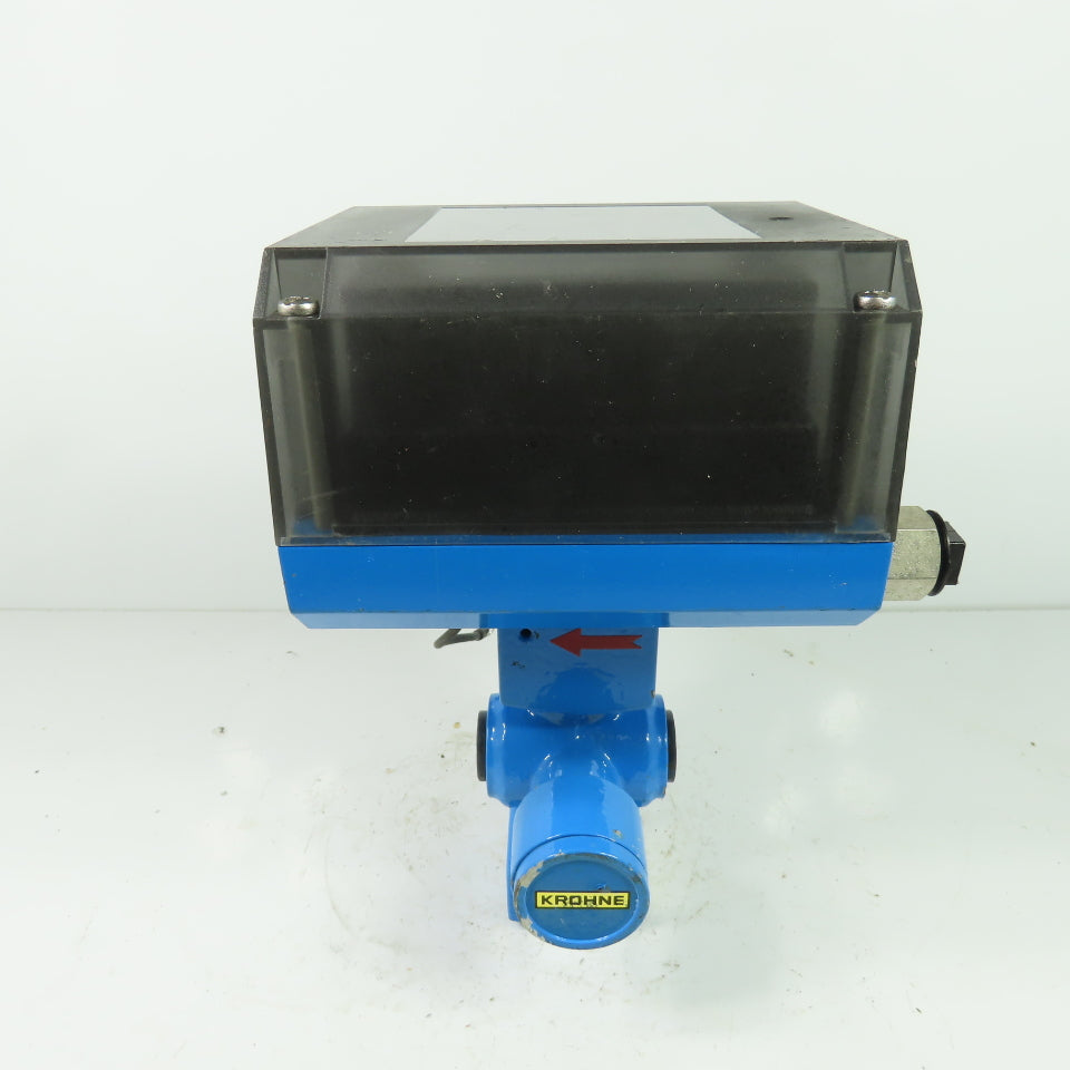 Krohne IFM1020/D/HART/6 Altometer Flow Meter 4-20mA Q: 0-1000 mLit/min 130VAC