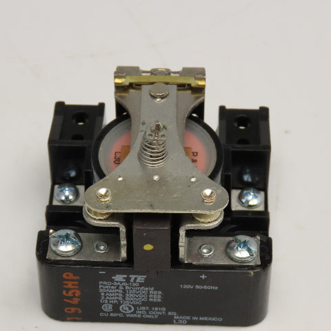 Potter & Brumfield PRD-3AJ0-120 120V Magnetic Contactor 600V Max
