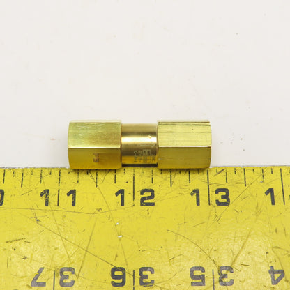 Parker 2F-F2L-10-BN-B Brass 1/8" NPT Inline Brass Filter Valve 10 Micron