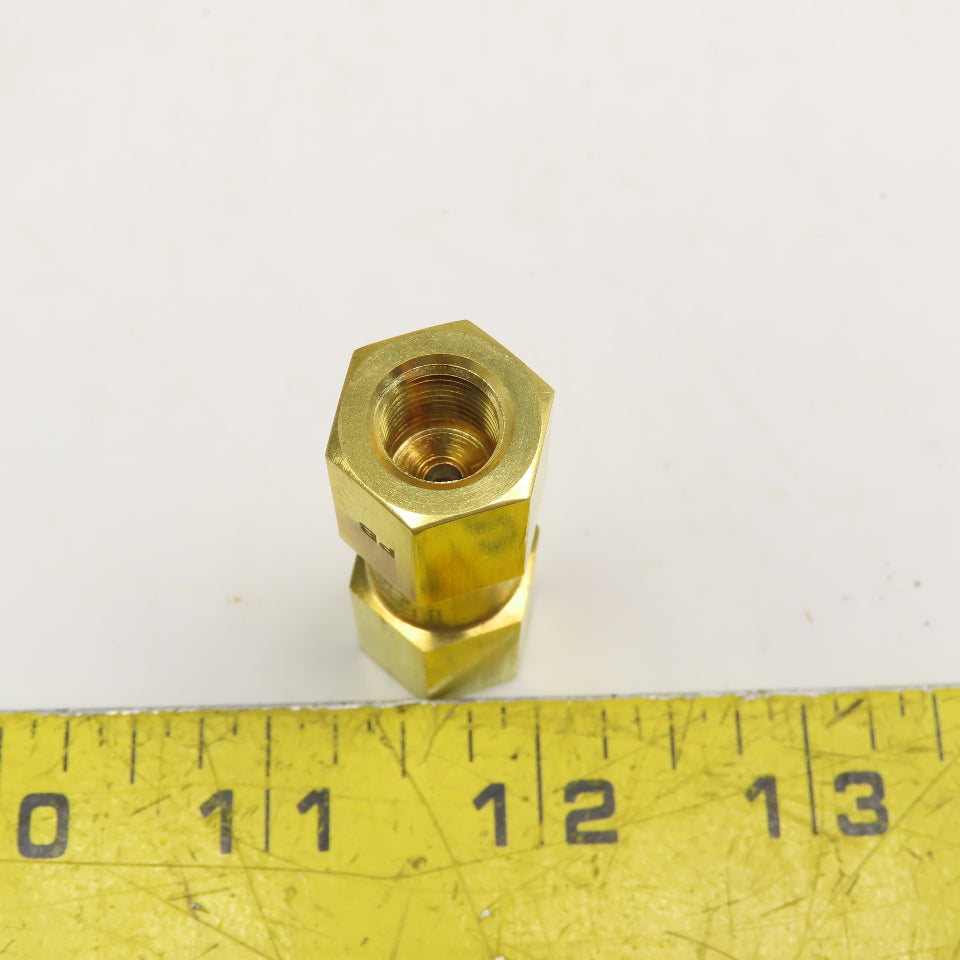 Parker 2F-F2L-10-BN-B Brass 1/8" NPT Inline Brass Filter Valve 10 Micron