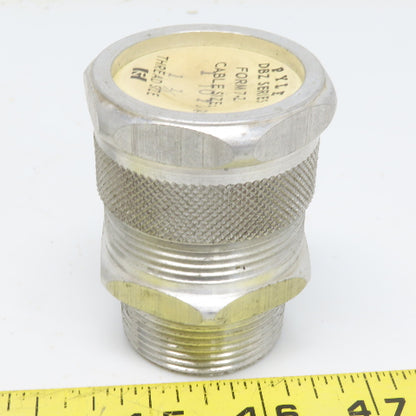 Pyle Form 7-Z Series DBZ 1-1/4" Aluminum Cord Grip 1" To 1-1/8" Cable Lot of 5