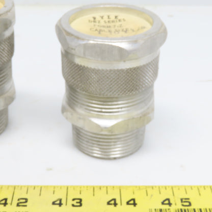 Pyle Form 7-Z Series DBZ 1-1/4" Aluminum Cord Grip 1" To 1-1/8" Cable Lot of 5