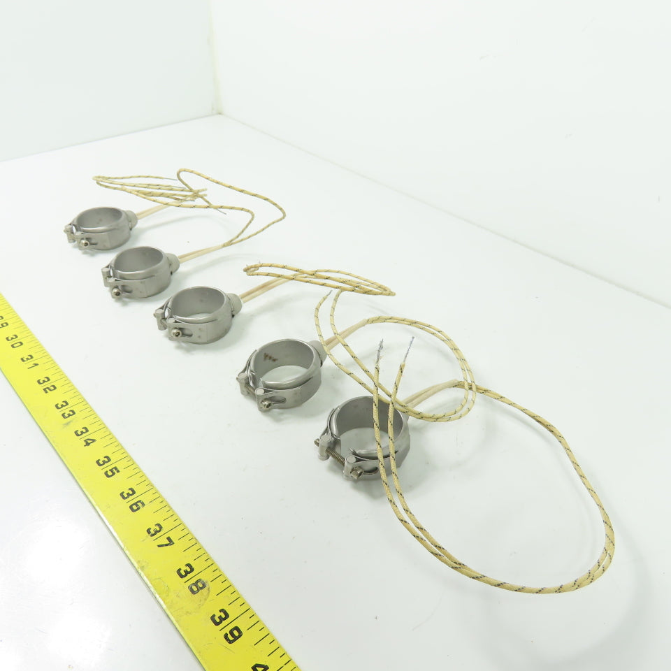 Watlow St Louis BM030974 Band Heater 120V 100W Adjustable 1.2" ID Lot Of 5