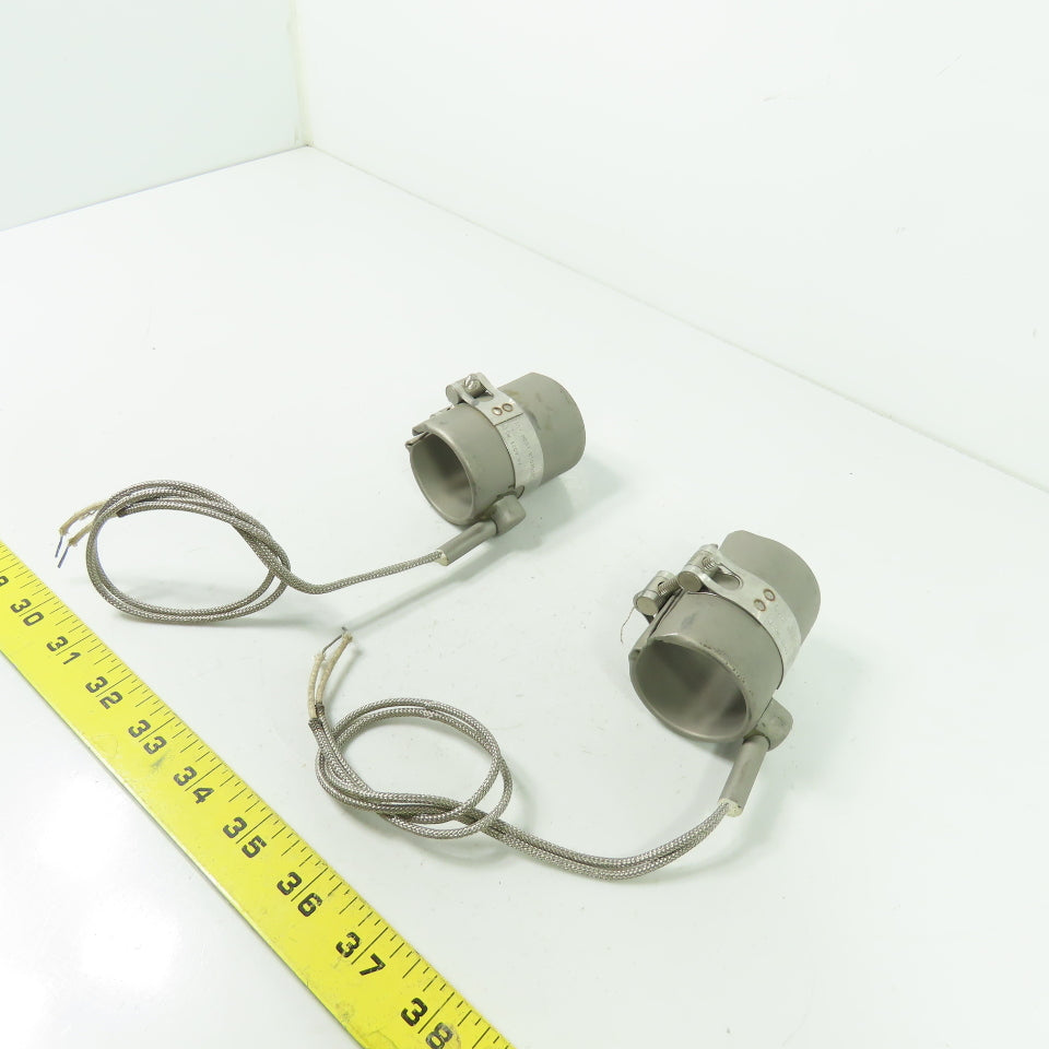 Fast Heat BS020137 Band Heater 120V 525W Adjustable 1.4" ID Lot Of 2
