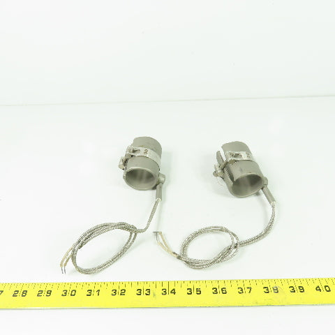 Fast Heat BS020137 Band Heater 120V 525W Adjustable 1.4" ID Lot Of 2
