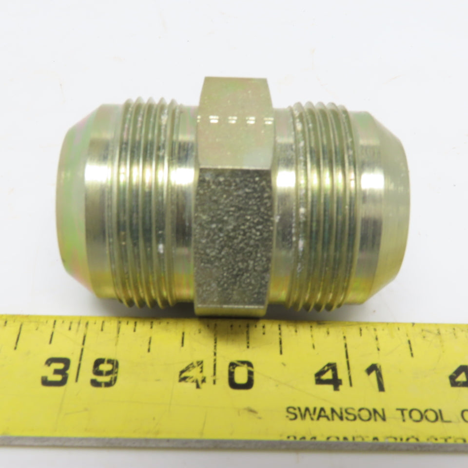 2403-20-20 Hydraulic Adapter 1-1/4" Male 37° JIC X 1-1/4" Male Union Lot of 3