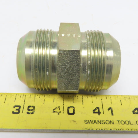 2403-20-20 Hydraulic Adapter 1-1/4" Male 37° JIC X 1-1/4" Male Union Lot of 3