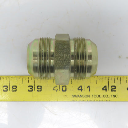 2403-20-20 Hydraulic Adapter 1-1/4" Male 37° JIC X 1-1/4" Male Union Lot of 3