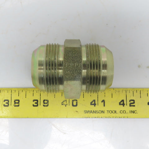 2403-20-20 Hydraulic Adapter 1-1/4" Male 37° JIC X 1-1/4" Male Union Lot of 3