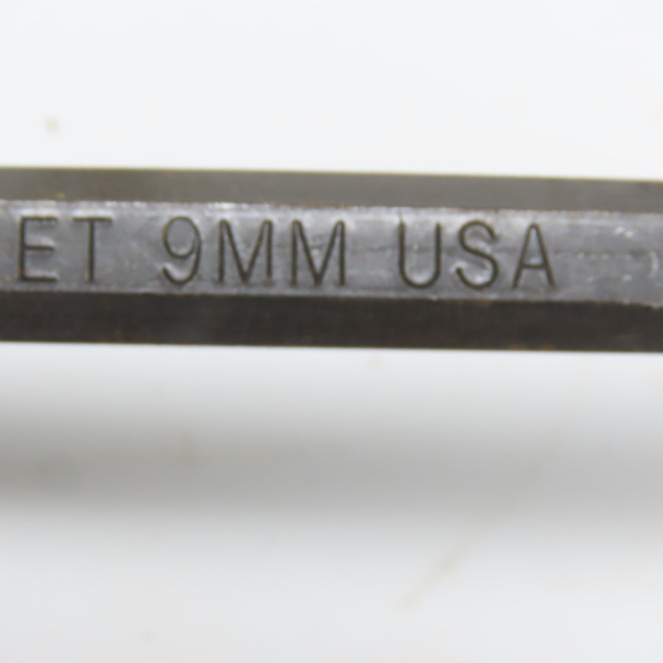 Eklind 15618 Chrome Nickel Alloy Steel Metric Long Arm Hex-L Key 9 mm Lot of 5