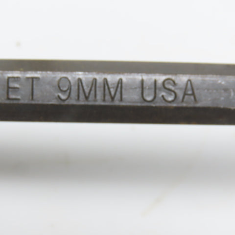 Eklind 15618 Chrome Nickel Alloy Steel Metric Long Arm Hex-L Key 9 mm Lot of 5
