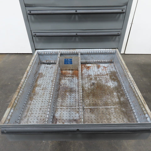 9 Drawer Industrial Small Parts Tool Storage Cabinet 28"x 28"x 60" Painted