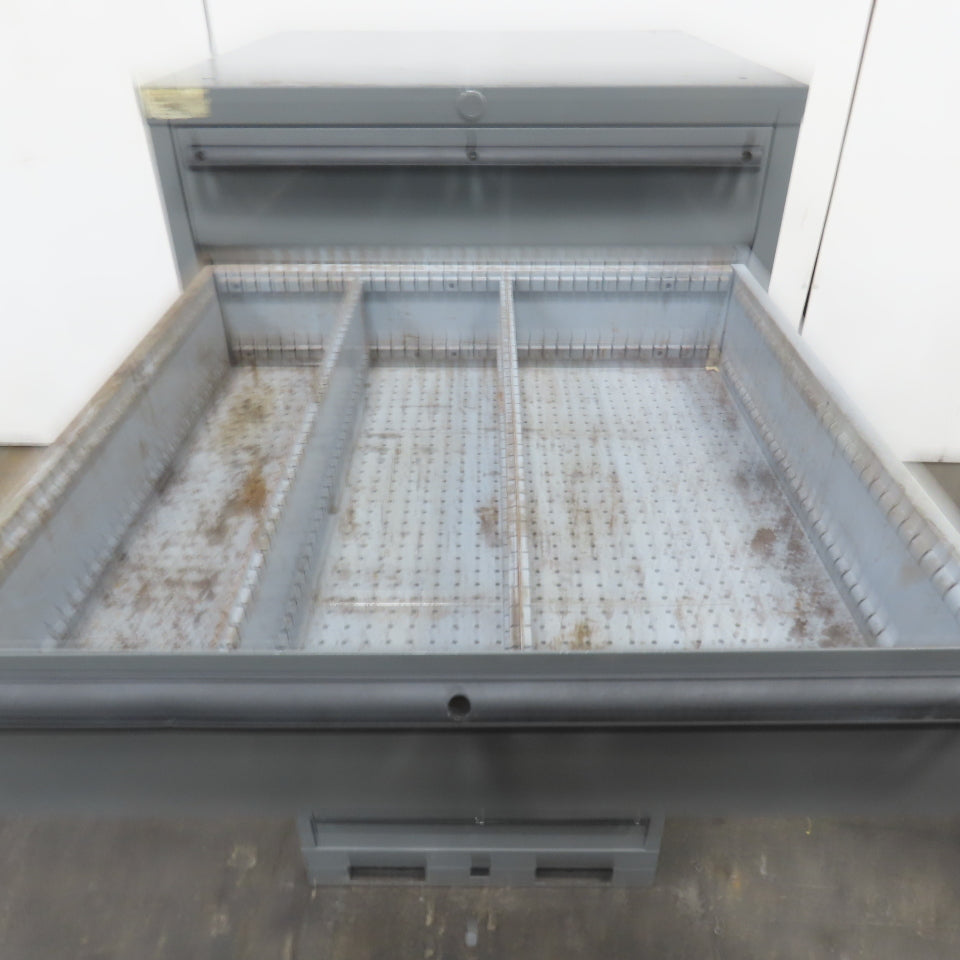 9 Drawer Industrial Small Parts Tool Storage Cabinet 28"x 28"x 60" Painted
