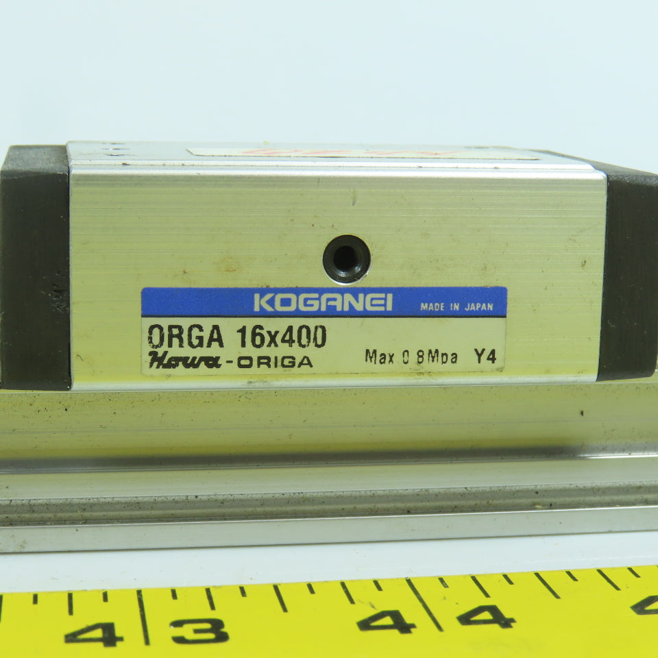 Koganei Orga Double Acting Pneumatic Rodless Cylinder Slide 16mm Bore x 400mm