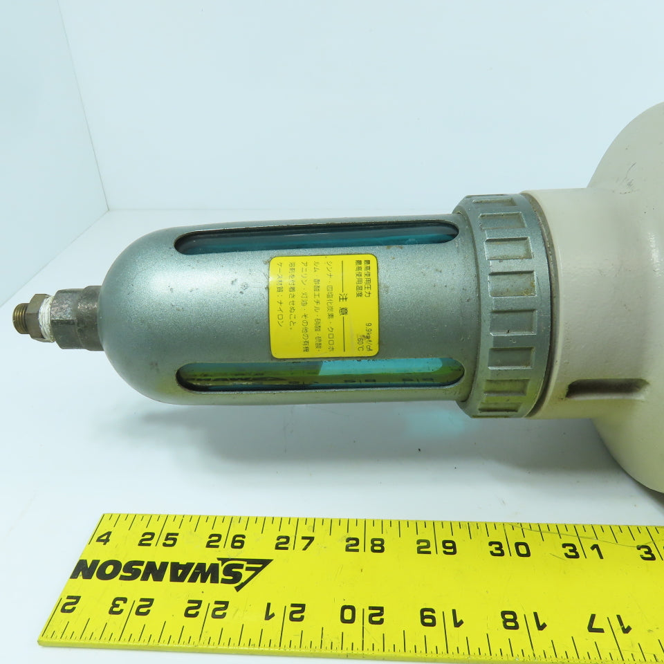 SMC Style Large Flow Air Filter 140PSI MAX 1/2" NPT