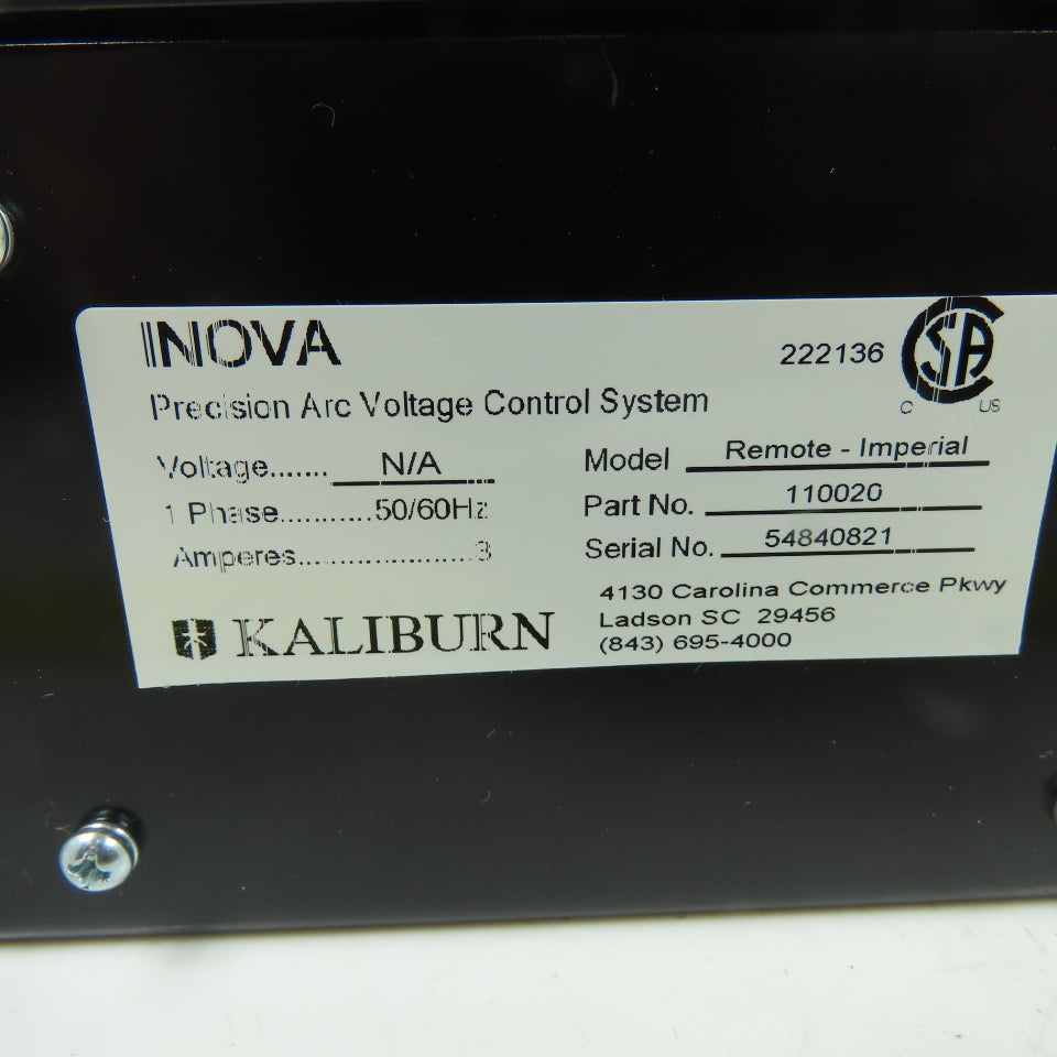 Inova 10020 Lincoln Electric Precision Arc Voltage Control System Display 1Ph