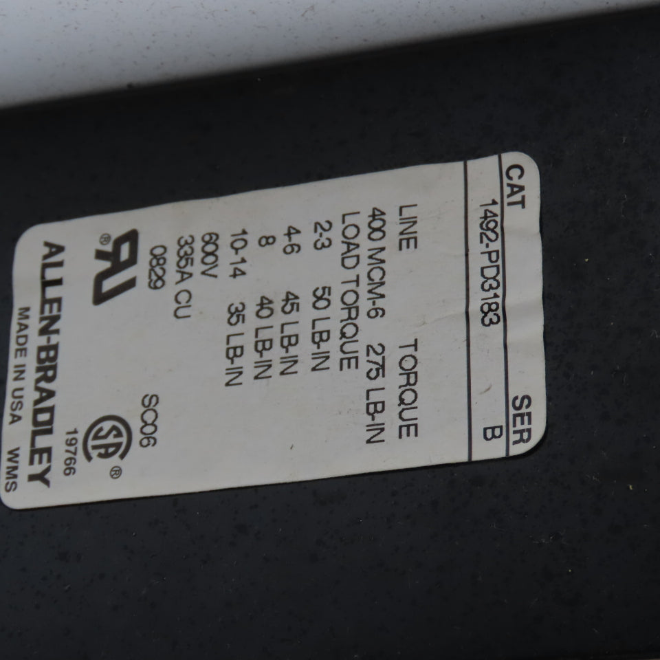 Hoffman A84XM4EW18FTC 84x158x18 Electrical Enclosure W/Backplate&400A Disconnect