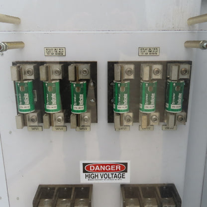 Hoffman A84XM4EW18FTC 84x158x18 Electrical Enclosure W/Backplate&400A Disconnect