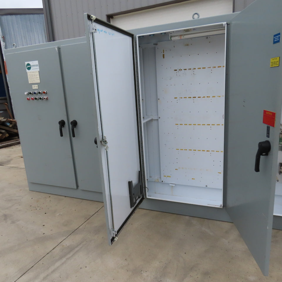 Hoffman A84XM4EW18FTC 84x158x18 Electrical Enclosure W/Backplate&400A Disconnect
