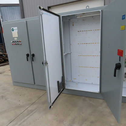 Hoffman A84XM4EW18FTC 84x158x18 Electrical Enclosure W/Backplate&400A Disconnect