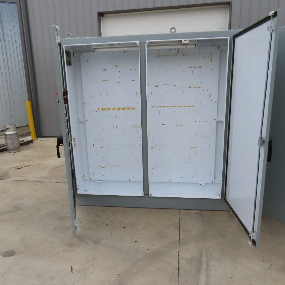 Hoffman A84XM4EW18FTC 84x158x18 Electrical Enclosure W/Backplate&400A Disconnect