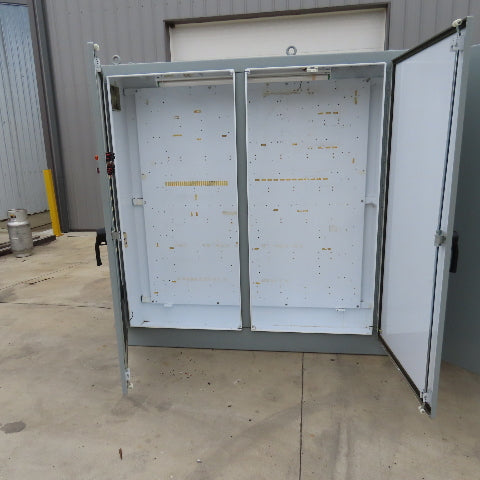 Hoffman A84XM4EW18FTC 84x158x18 Electrical Enclosure W/Backplate&400A Disconnect